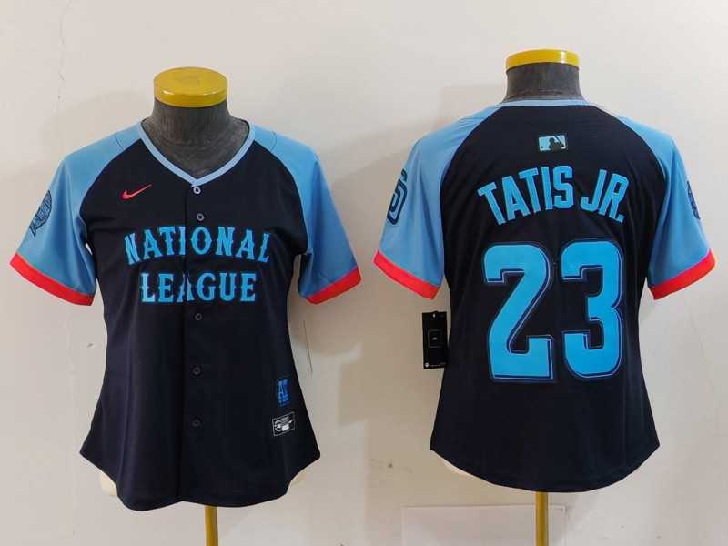 Womens San Diego Padres #23 Fernando Tatis Jr Navy 2024 All Star Limited Stitched Jersey->2024 mlb all-star->MLB Jersey